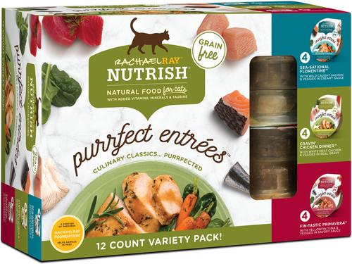 Purrfect Entrees Grain-Free Variety Pack Wet Cat Food, 2-oz, case of 12
