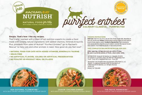 Purrfect Entrees Grain-Free Variety Pack Wet Cat Food, 2-oz, case of 12