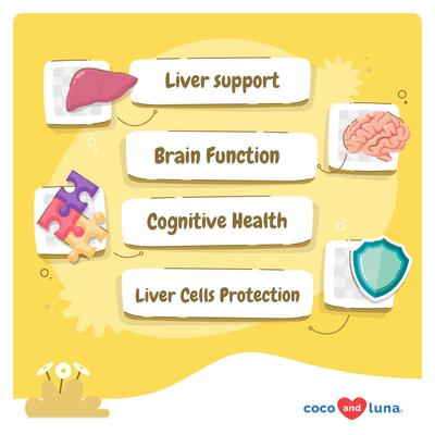 Coco and Luna SAMe S-Adenosyl-L-Methionine Soft Chew Liver Supplement for Dogs, 90 count