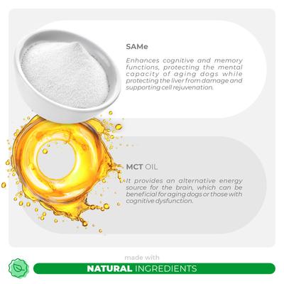 Coco and Luna SAMe S-Adenosyl-L-Methionine Soft Chew Liver Supplement for Dogs, 90 count