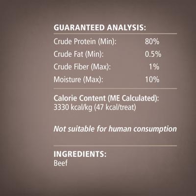 Beef Jerky Dog Treats, 2-oz bag