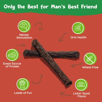 Bully Grain-Free Jerky Dog Treats, 8-oz bag