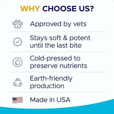 Glucosamine Hip & Joint Chicken Flavored Soft Chew Supplement for Dogs, 120 count