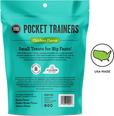 Pocket Trainers Chicken Flavor Grain-Free Dog Treats, 6-oz bag