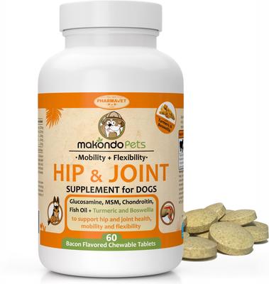 Hip & Joint Dog Supplement, 60 count