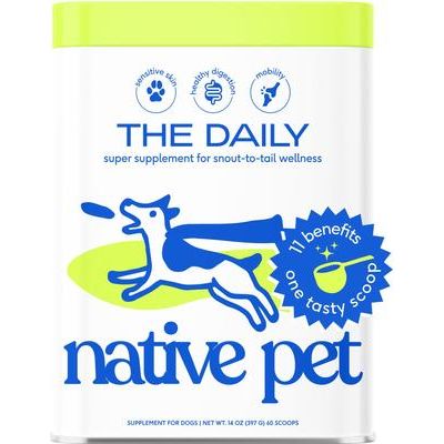 Suplemento 11 en 1 The Daily Powder para perros, lata de 21 oz