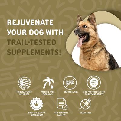 Daily Essentials Adult Multivitamin & Immune System Supporter Soft & Chewy Dog Treats, 120 count