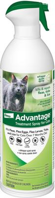 Bundle: Advantage II Topical & Home & Yard Flea & Tick Spray for Cats + Household Spot & Crevice Spray