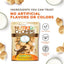 4" Milk Flavor Knots Dog Treats, 9 count