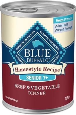 Homestyle Recipe Variety Pack Senior Natural Ingredients Beef Dinner & Chicken Dinner Canned Wet Dog Food, 12.5-oz can, 6 count
