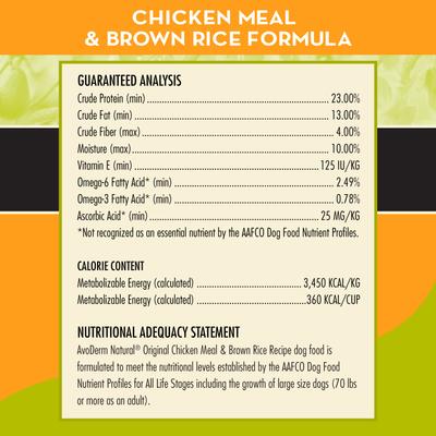 Original Chicken Meal & Brown Rice Recipe Adult Dry Dog Food, 30-lb bag