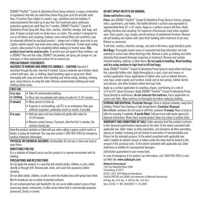 Spray antipulgas y garrapatas para alfombras y tapicería, 24 onzas líquidas