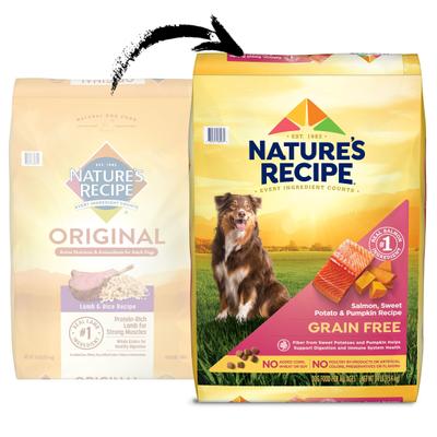 Grain-Free Salmon, Sweet Potato & Pumpkin Recipe Dry Dog Food, 34-lb bag