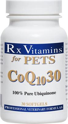 CoQ10 30 Softgels Heart Supplement for Cats & Dogs, 30 count