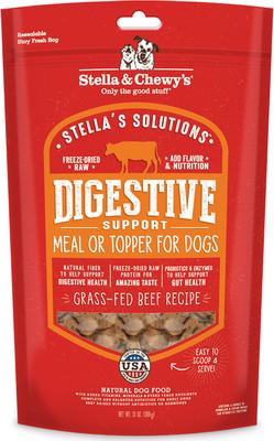 Stella's Solutions Skin & Coat Support Freeze-Dried Raw Grass-Fed Lamb & Wild-Caught Salmon Dinner Morsels Dog Food, 13-oz bag