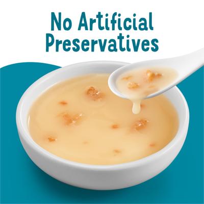 Lil Slurprises con camarones de agua salada en salsa Dreamy, aderezo para comida húmeda para gatos, bolsa de 1.2 oz, caja de 16