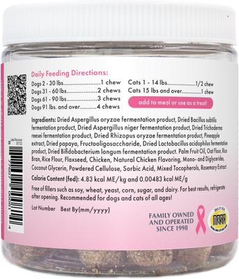 Daily Digestive Support Soft Chew Dog & Cat Supplement, 60 count