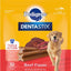 Bundle: Dog Food & Treats Starter Pack - Pedigree Steak & Vegetable Dry Food, Beef & Chicken Canned Food, Beef Dental Treats