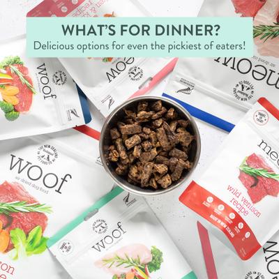 Meow Beef & Hoki Air Dried Cat Food, 26.5-oz bag