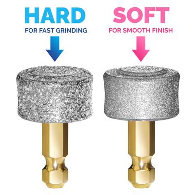 Quality Extra Grinding Heads Soft & Hard Steel Dog & Cat Grooming Tool