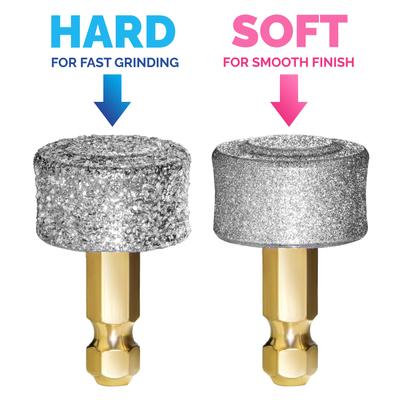 Quality Extra Grinding Heads Soft & Hard Steel Dog & Cat Grooming Tool