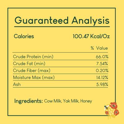 Honey Yak Chew Dog Treats, 4 count, Small