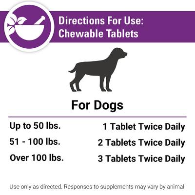 Antioxidants with Coenzyme Q-10 Chewable Tablets Dog Supplement, 120 count