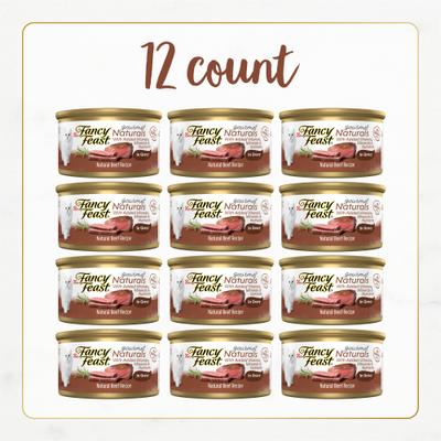 Gourmet Naturals Beef Recipe in Gravy Canned Cat Food, 3-oz, case of 12