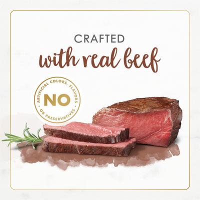 Gourmet Naturals Beef Recipe in Gravy Canned Cat Food, 3-oz, case of 12