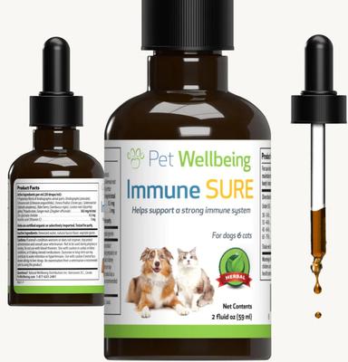Immune SURE Liquid Immune Support Supplement for Dogs, 2-oz bottle