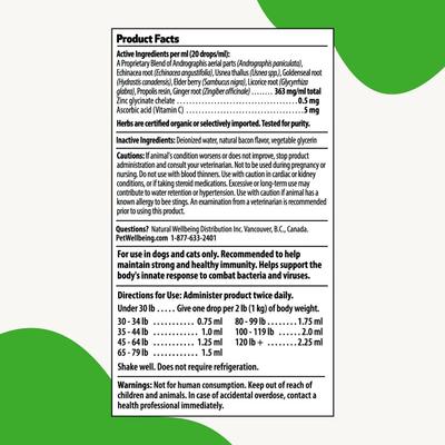 Immune SURE Liquid Immune Support Supplement for Dogs, 2-oz bottle