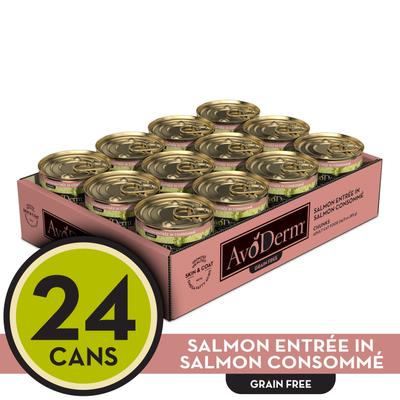 Grain-Free Salmon Entree Salmon Consomme Canned Cat Food, 3-oz, case of 24