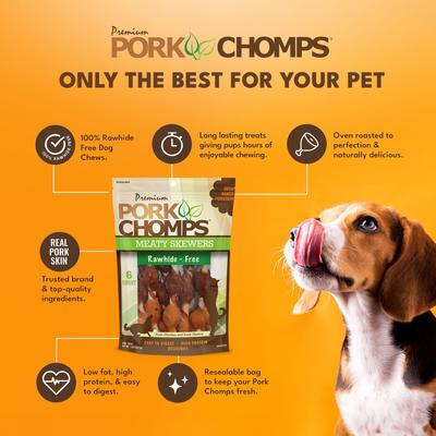 5-in Meaty Skewers Chew Dog Treats, 6 count