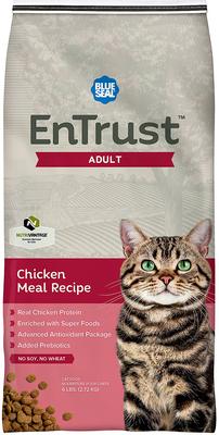 EnTrust Chicken Meal Recipe No Soy or Wheat Dry Cat Food, 6-lb bag
