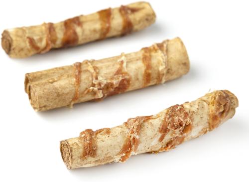 5-inch Wrapped & Filled Chicken Flavored Rawhide Dog Chews, 10 count