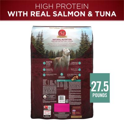 Natural True Instinct High Protein Real Salmon & Tuna Dry Dog Food, 27.5-lb bag