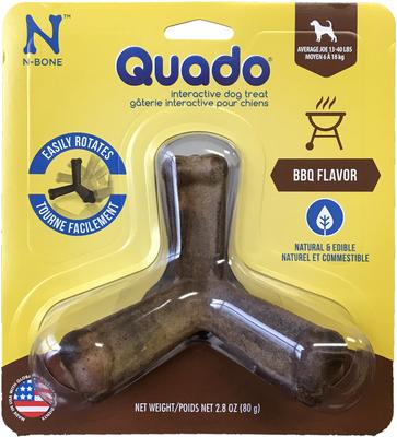 Quado Interactive Bacon Flavored Medium Dental Dog Treat
