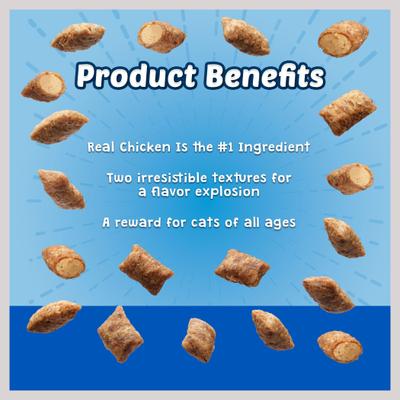 Bursts with Paw-Licken Chicken Cat Treats, 5-oz bag