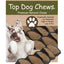 Peanut Butter Filled Cow Hooves Dog Treat, 5 count