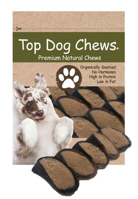 Peanut Butter Filled Cow Hooves Dog Treat, 5 count