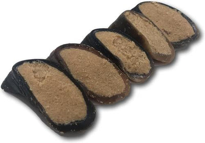 Peanut Butter Filled Cow Hooves Dog Treat, 5 count