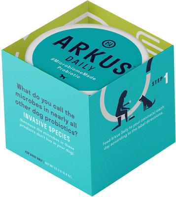 Daily All-Natural Probiotic Digestive Dog Health Supplement, 0.8-oz jar