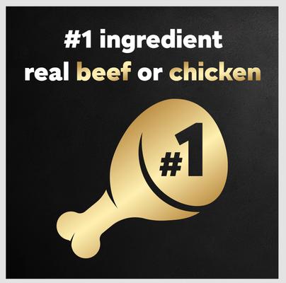 Simply Crafted Variety Pack Chicken, Carrots & Green Beans & Beef, Chicken, Purple Potatoes, Peas & Carrots Wet Dog Food Topper, 1.3-oz can, 16 count