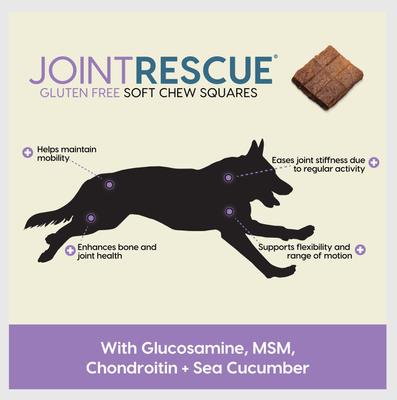 Joint Rescue Venison Flavor Soft Chew Joint Supplement for Dogs, 9-oz bag