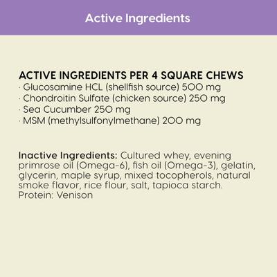 Joint Rescue Venison Flavor Soft Chew Joint Supplement for Dogs, 9-oz bag