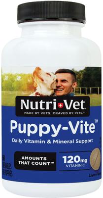 Puppy-Vite Chewable Tablets Multivitamin for Dogs, 60 count