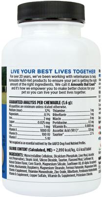 Puppy-Vite Chewable Tablets Multivitamin for Dogs, 60 count