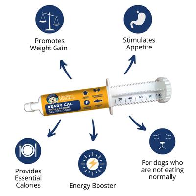 Ready Cal High Calorie Food Nutritional Gel Dog Supplement, 100-cc syringe