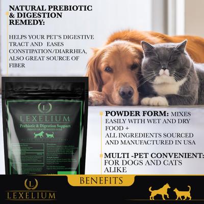 Prebiotic & Digestion Support Dog & Cat Supplement, 7-oz bag