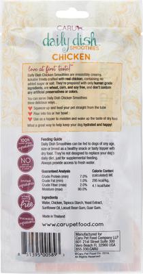 Daily Dish Smoothies Chicken Flavored Lickable Dog Treats, 0.5-oz tube, 4 count